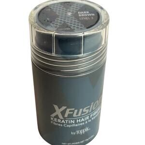 Xfusion Keratin Hair Fibers Dark Brown Level 3 0.53oz 15ml